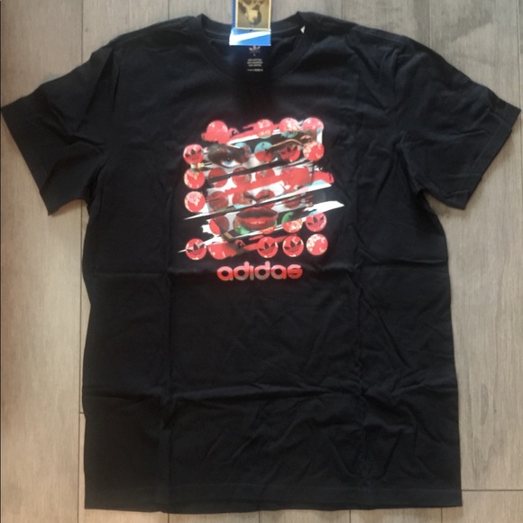 RARE NEW Adidas New York City NYC T SHIRT  LARGE - Picture 1 of 4